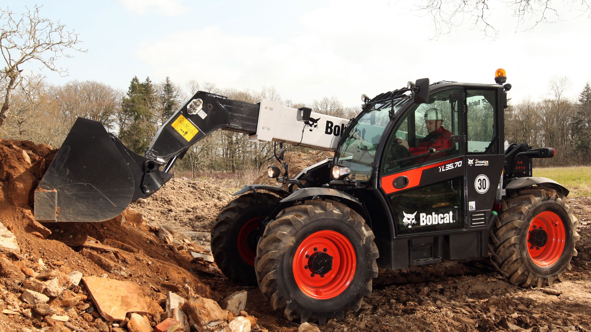 Incarcator telescopic telehandler bobcat t3570