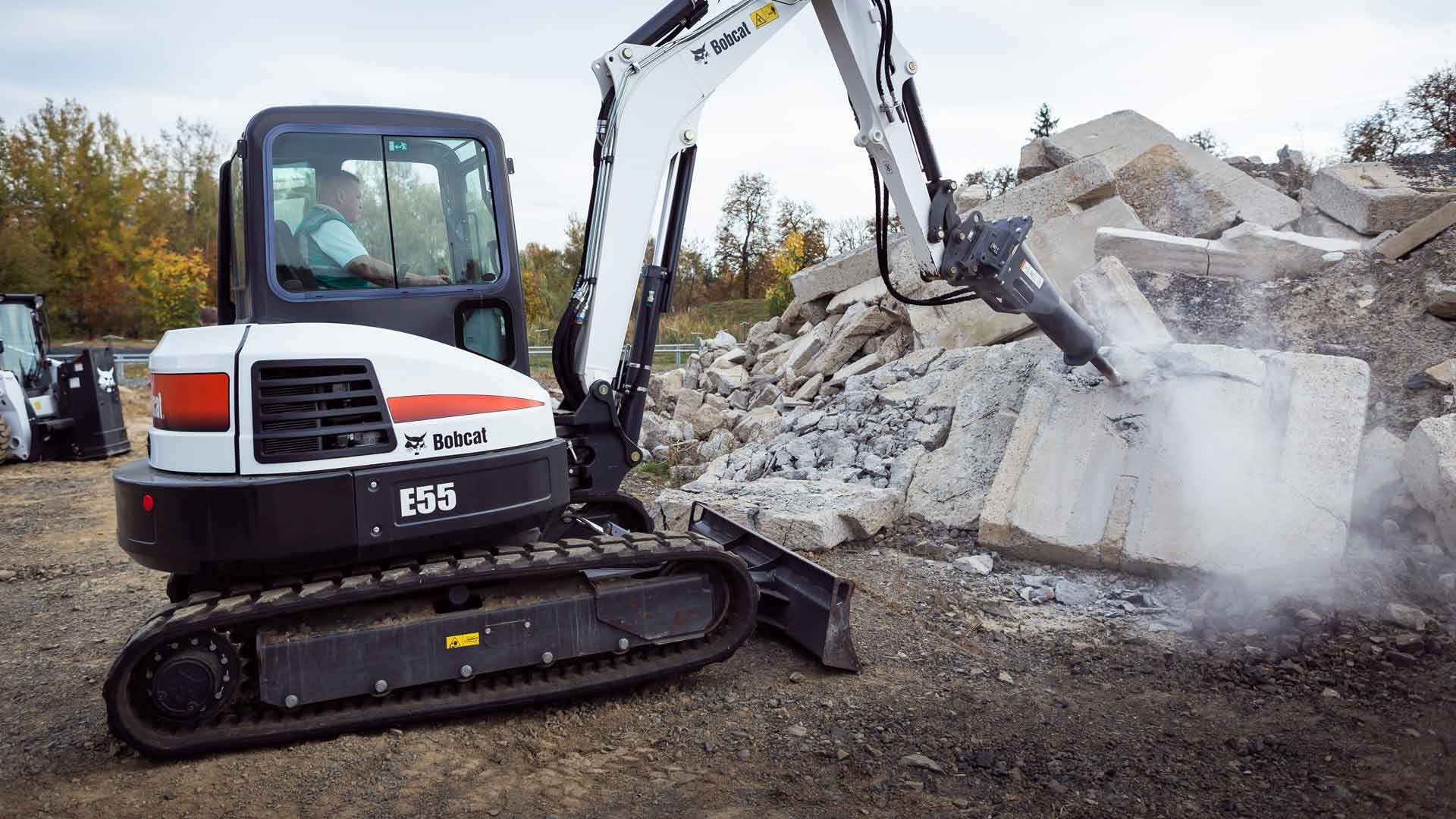 ciocan hidraulic excavatoare bobcat