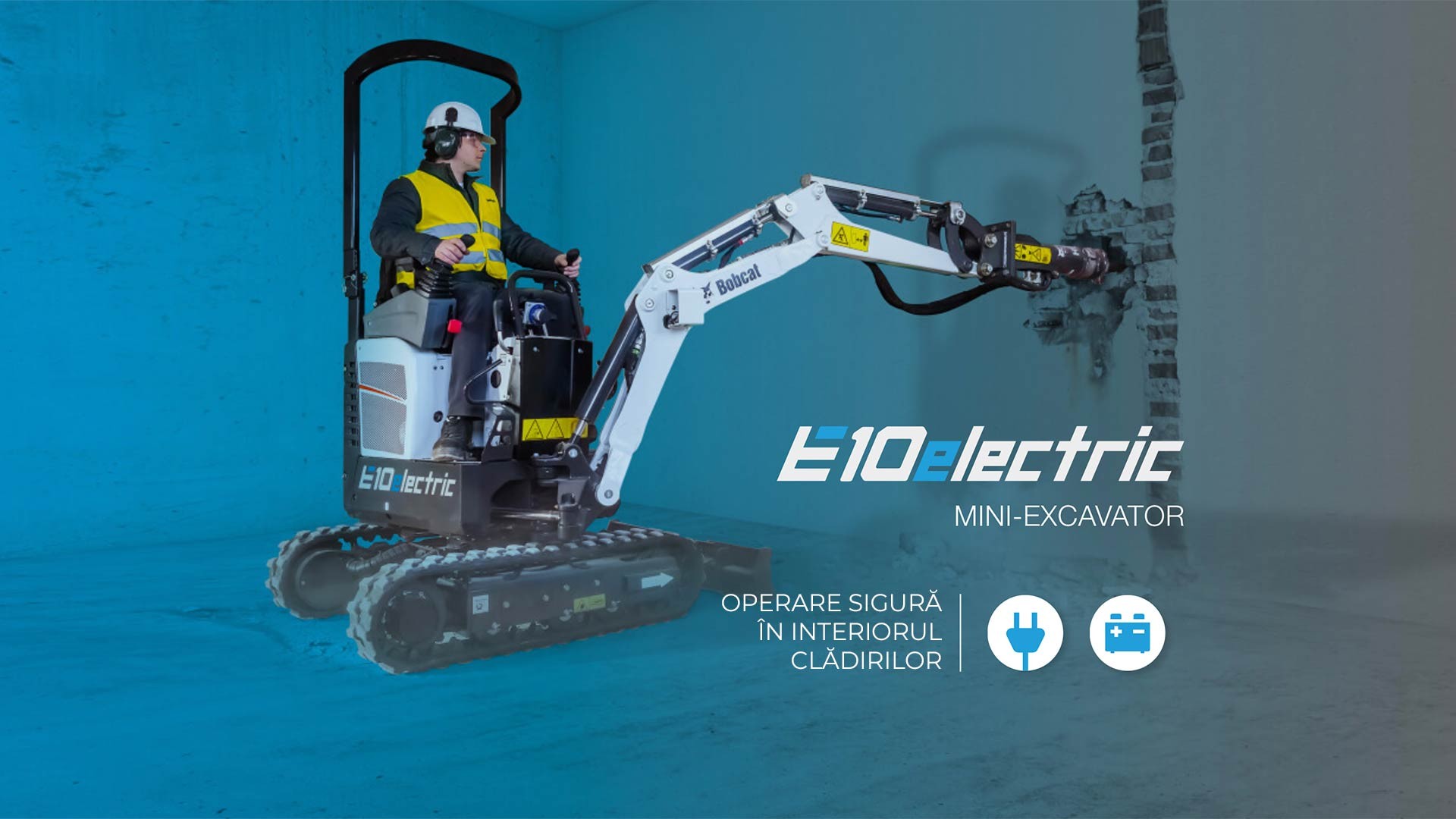 Excavator compact electric bobcat