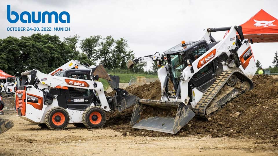 Utilaje Bobcat la expo Bauma 2022