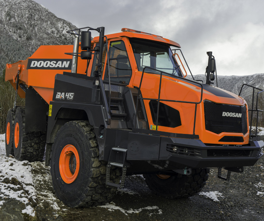 Dumper articulat Doosan utilaje cariera Ircat