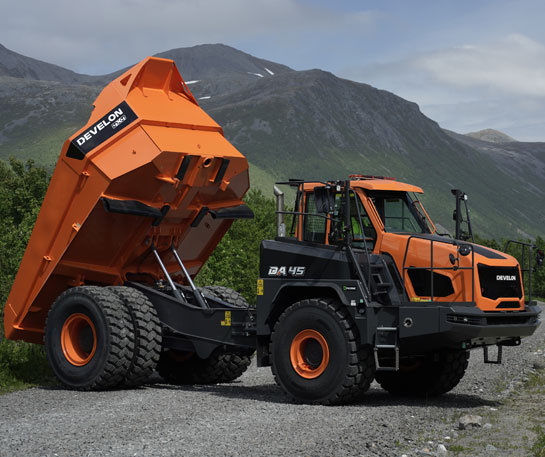 Dumper articulat Develon utilaje cariera Ircat