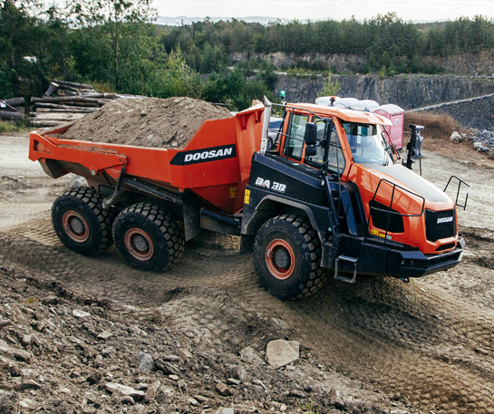 Basculanta articulata Doosan utilaje Ircat