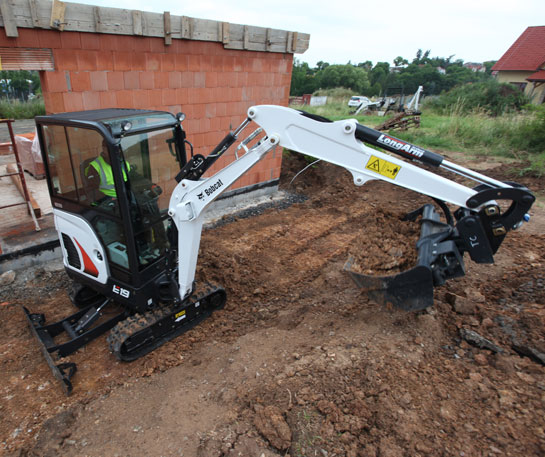 Mini excavator compact Bobcat