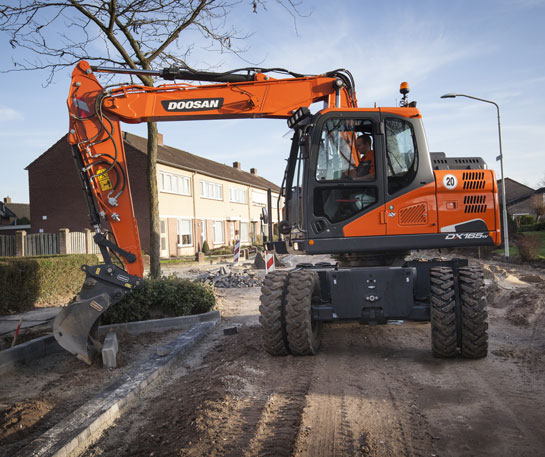 Excavatoare pe roti Doosan utilaj ircat