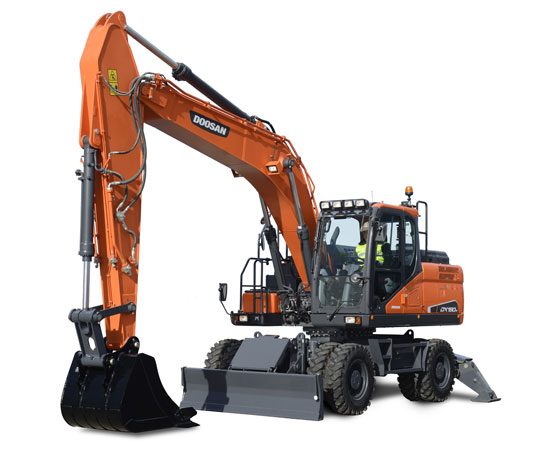 Excavator roti Doosan utilaj ircat