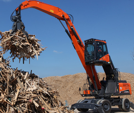 Excavator roti 25t Doosan utilaje ircat material handler