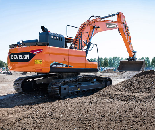 Excavator senile Develon 25 tone utilaje constructii ircat