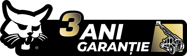 Logo Bobcat garantie 3 ani pentru incarcatoarele telescopice