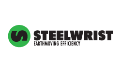 Logo accesorii excavatoare Steelwrist