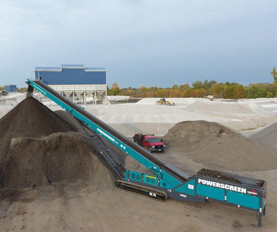 Banda de transport agregate Powerscreen HL75