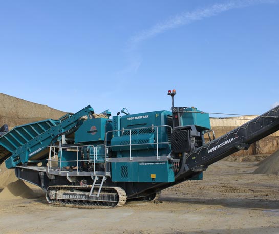 Concasor cu con Powerscreen 1000 Maxtrak