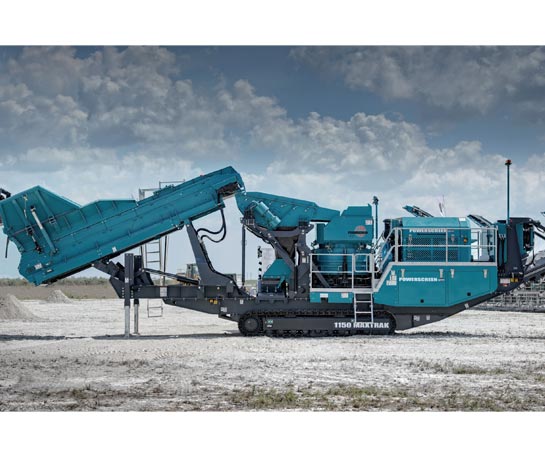 Concasoare cu con Powerscreen 1150 Maxtrak Pre-Screen