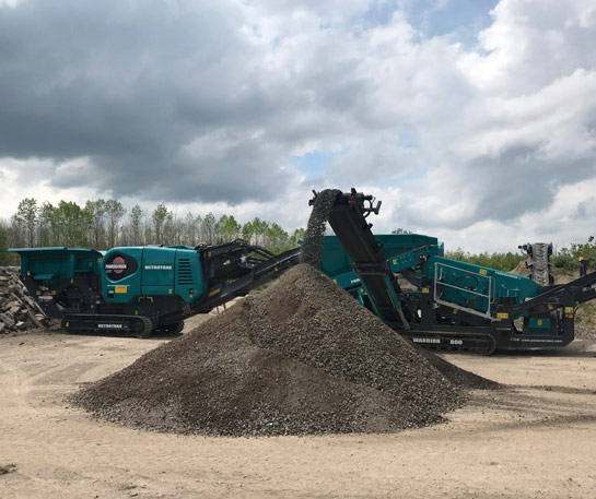 Concasor cu falci Powerscreen Metrotrak