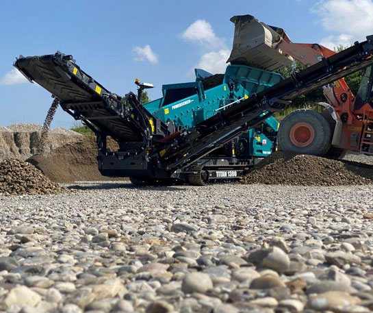 Scalper Powerscreen Titan agregate