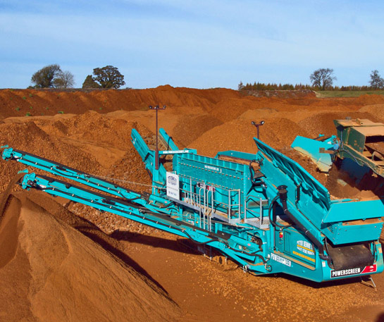 Statie de sortare orizontala Powerscreen