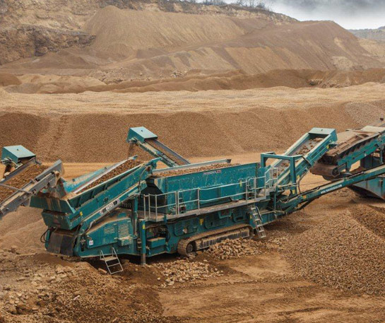 Statie de sortare orizontala Powerscreen