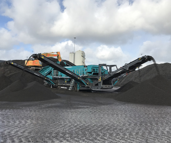 Statie de sortare orizontala Powerscreen