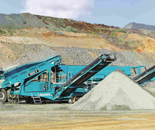 Statie de sortare orizontala Powerscreen